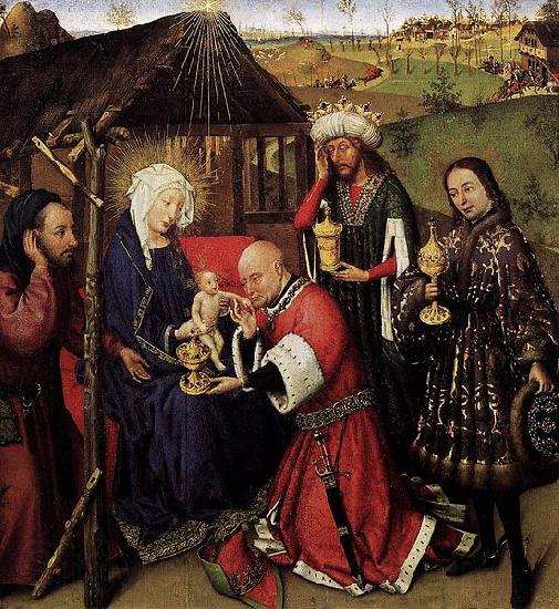 DARET, Jacques Altarpiece of the Virgin Spain oil painting art
